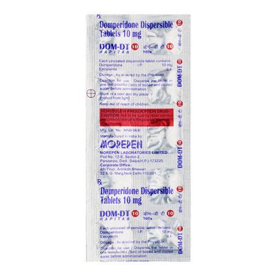 DOM DT 10 Rapitap 10's - Vomitting/Emesis-Ant