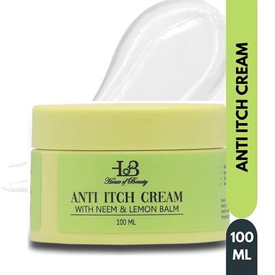 House of Beauty Anti-Itch Cream-Dry, Eczema, Urticaria Skin-Underarms, Neck & Groin Area 100ml - Face Moisturizers