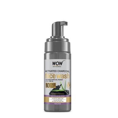 WOW Skin Science Activated Charcoal Foaming Face Wash 100 ml - Face Washes