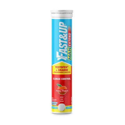 Fast&Up Man Extend Effervescent Tablet - Fizzy Peach Flavour 20's - Sexual Care