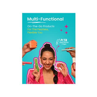 Swiss Beauty Craze Duo Lip Colour Choco Spice 2 gm - Lipsticks