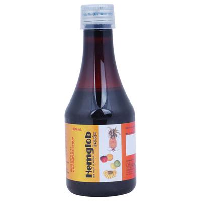 HEMGLOB Mix Fruit Flavour Syrup 200ml - Supplements-Vam