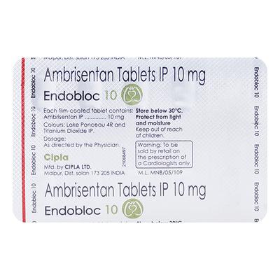 Endobloc 10mg Tablet 10'S - Hypertension-Oah