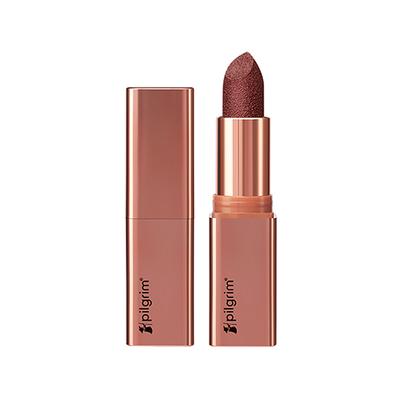 Pilgrim Glitter Lipstick Royal Noor-05 Luxurious 3-D Glitter Formula With Matte Finish red 4.2 g - Lipsticks