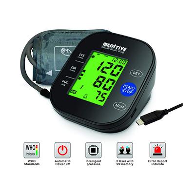 Meditive Digital Blood Pressure Monitor (MBP-09) 1's - Blood Pressure Monitor Device