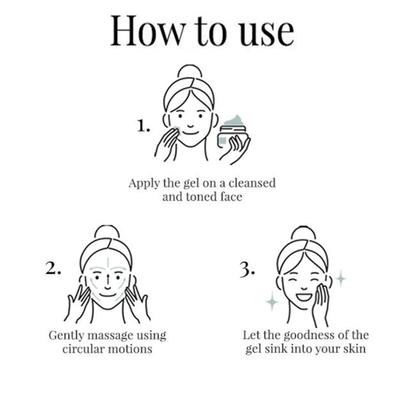 Vigini Natural Actives Anti Acne Gel - Honey & Cinnamon 50 gm - Face Gels