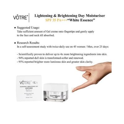 Votre Lightening & Brightening Day Moisturiser SPF 35 Pa 50 gm - Face Moisturizers