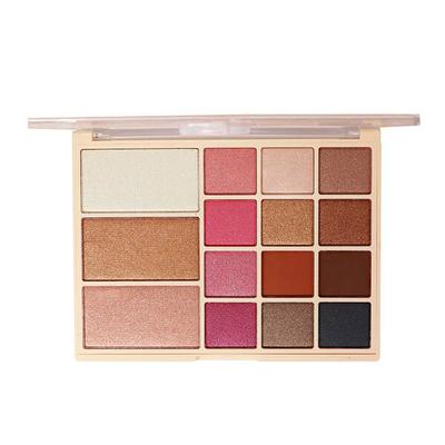 Matt Look 15 in 1 Baked Highlighter & Eyeshadow Palette, Face Makeup, Multicolor - 2 33.6 gm - Face Palettes