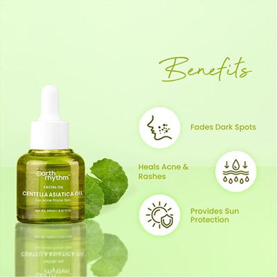 Earth Rhythm Centella Asiatica Facial Oil 20 ml - Face Oils