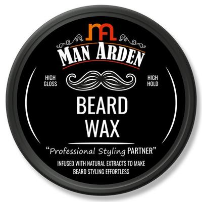 Man Arden Beard Wax High Gloss (High Hold) 50 gm - Beard Wax