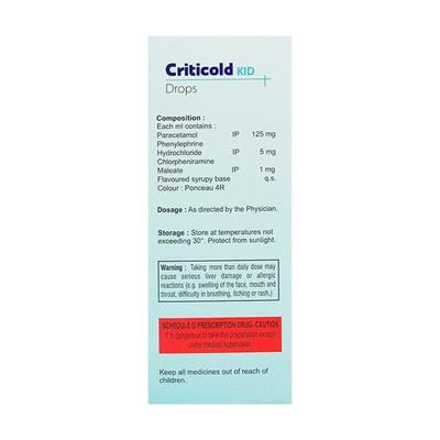 CRITICOLD KID Drops 15ml - Cough And Cold-Cou