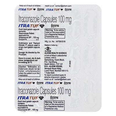 ITRATUF 100mg Capsule 15's - Fungal Infections-Anf