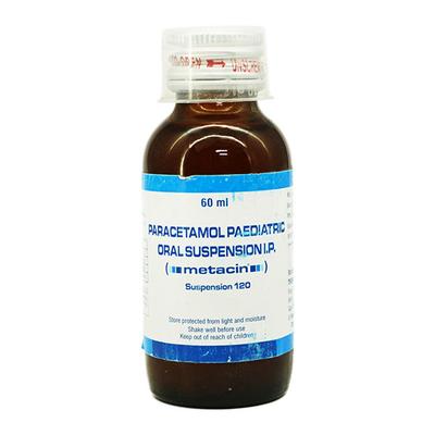 METACIN 120 Oral Suspension 60ml - Fever-Non
