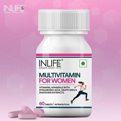 INLIFE Multivitamin Tablets for Women 60's - Women Health
