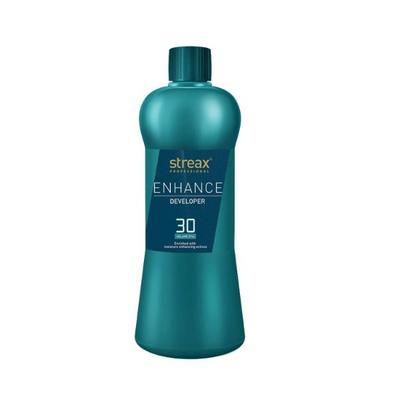 Streax Professional Enhance 30 Volume Hair Colour Developer with Lanolin 1000 ml - Crème