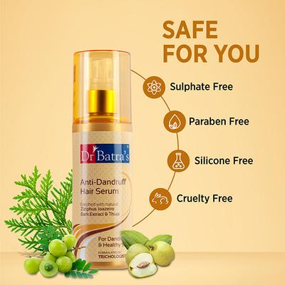 Dr. Batra's Anti Dandruff Hair Serum 125 ml (N) - Hair Serums