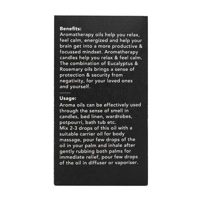 Februus Organics Aromatherapy Oil - Protection Eucalyptus & Rosemary 10 ml - Essential Oils