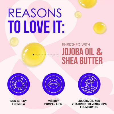 Blue Heaven Lush & Juicy Lip Wand Gloss, Tangy Orange 4.5 ml - Lipstick Primers & Plumpers