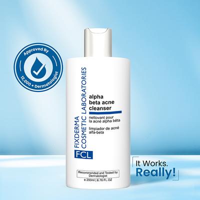 Fixderma Cosmetic Laboratories (FCL) Alpha Beta Acne Face Cleanser 200 ml - Face Wash & Cleansers