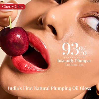 RAS Luxury Skincare Super Plump Lip Oil Gloss - Black Cherry Glow 9 ml - Lip Glosses