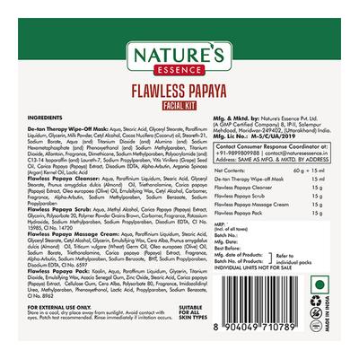 Nature's Essence Facial Kit - Flawless Papaya 60 gm - Facial Kits