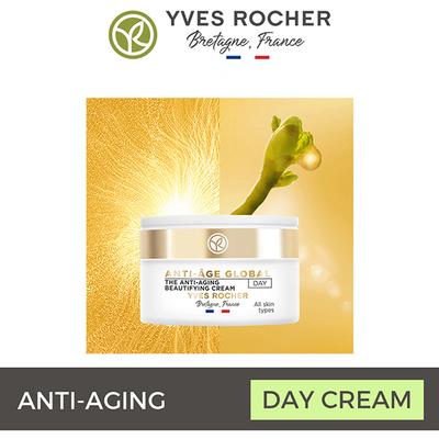 Yves Rocher Anti Age Global - The Anti-Aging Beautifying Day Cream 50ml 50 ml - Day Cream