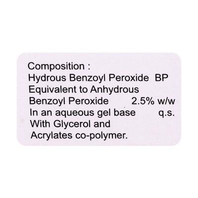 BENZRIN AC 2.5% Gel(topical) 20gm - Acne-Acn