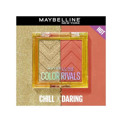 Maybelline New York Color Rivals Shadow Longwear Duo Eyeshadow Palette Chill x Daring 3 gm - Eyeliners