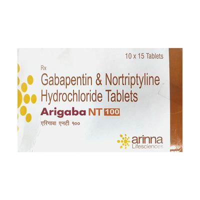 ARIGABA NT 100 Tablet 15's - Neuropathic Pain-Dru