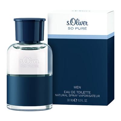 s.Oliver So Pure Man Eau de Toilette Natural Spray 30 ml - Men Perfumes (Edt/Edp)