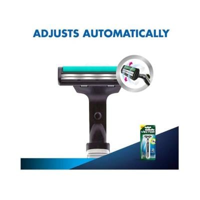 Gillette Vector Plus Manual Shaving Razor 1's - Razors & Cartridges