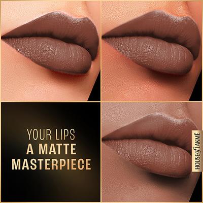 Lakme Forever Matte Liquid Lip, 16hr Lipstick, Nude Twist, 5.6ml - Liquid Lipsticks