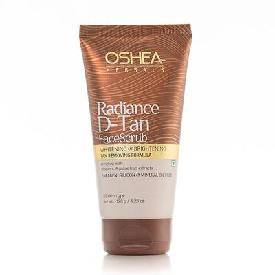 Oshea Herbals Face Scrub - Radiance D-Tan 120 gm - Scrubs & Exfoliants