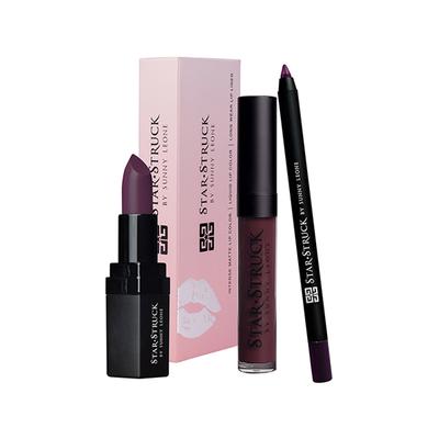 Star Struck By Sunny Leone Lip Kit - Wine (Lipistick 4.2gm + Lip Gloss 5.5ml + Lip Liner 1.2gm) - Lipsticks