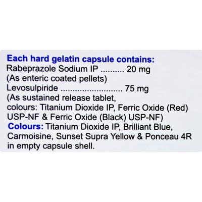 Rabesec LS 75/20mg Capsule 10'S - Ulcer/Reflux/Flatulence-Aaa