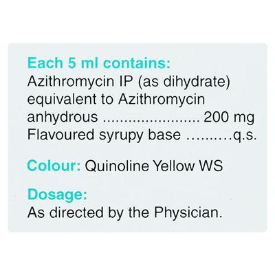 AZICIP 200 PEPPERMINT & ORANGE FLAVOUR Oral Suspension 15ml - Bacterial Infections-Mac