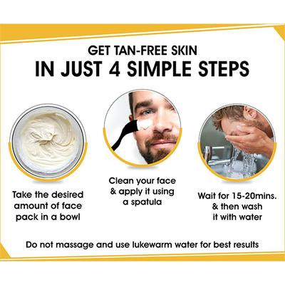 Urbangabru De-Tan Face Pack Tan Removal Face Pack In 10 Mins 100 gm - Face Packs