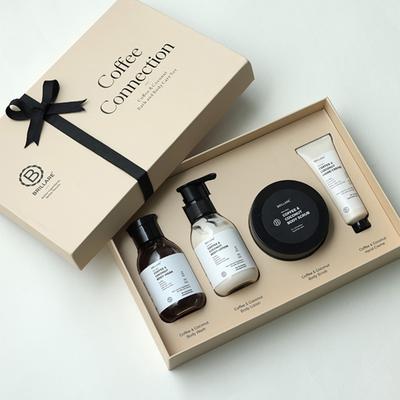 Brillare Coffee Connection Gift Box - Coffee Face Wash, Coffee Body Wash, Coffee Face Scrub, Coffee Body Scrub 900g 1's - Bath Kits & Sets