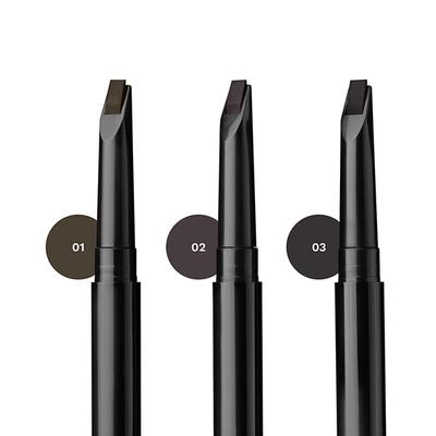 PAC Eyebrow Definer Pencil 3-in-1 Pencil with Built in Sharpener Spoolie, Waterproof - 02 (0.25 g) - Eyebrow Pencils & Enhancers