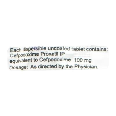 Macpod DT 100mg Tablet 10'S - Bacterial Infections-Cep