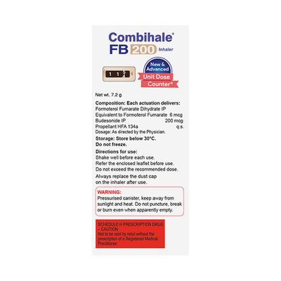 Combihale FB CFC free 200 Inhaler 120MD 1's - Asthma/COPD-Ast