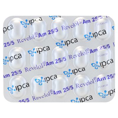 Revelol AM 25/5mg Tablet 15'S - Hypertension-Bet