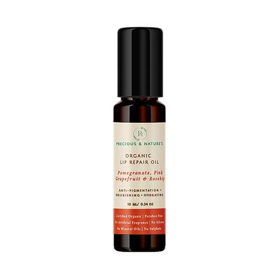 Precious & Nature'S Organic Lip Oil with Pomegranate Grapefruit and Rosehip 10 ml - Lip Glosses