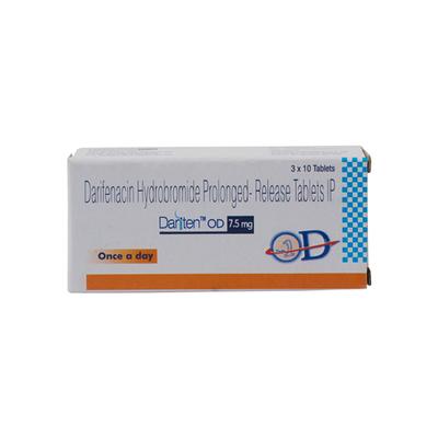 Dariten OD 7.5mg Tablet 10'S - Bladder And Prostate Disorders-Oth