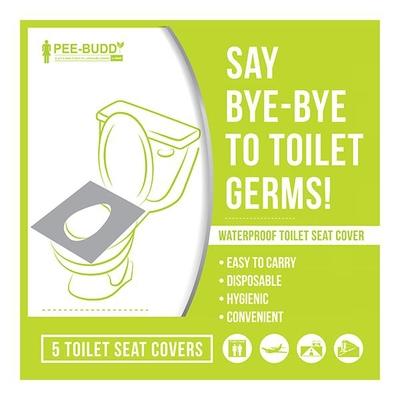Peebuddy Waterproof Toilet Seat Cover 5's - Intimate Care
