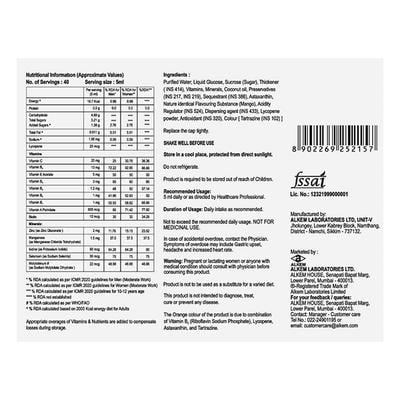 A TO Z NS MANGO FLAVOUR Syrup 200ml - Multi-Vitamins