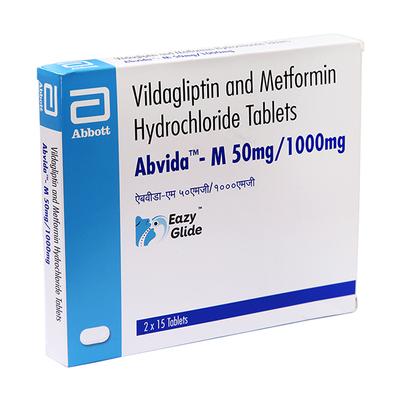 ABVIDA M 50/1000mg Tablet 15's - Diabetes-Ant