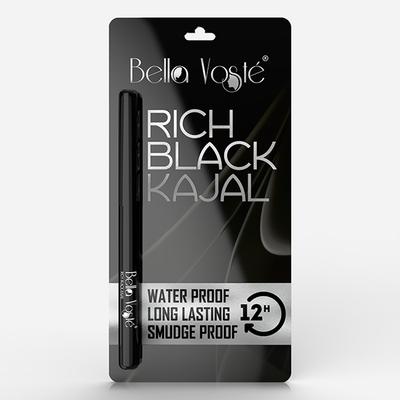 Bella Voste Rich Black Kajal 0.25 Gm - Kajal & Kohls
