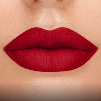 Matt Look Matte Stain Non Transfer Long Lasting Liquid Lipstick for Hydrated - Vibrant Red 6 gm - Liquid Lipsticks