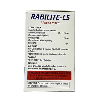 RABILITE LS Capsule 10's - Ulcer/Reflux/Flatulence-Aaa